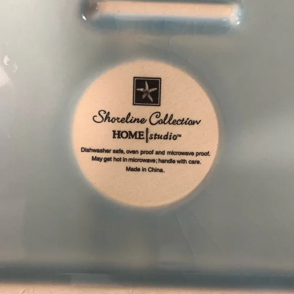 Beachy Shoreline Collection Plates - Picture 3 of 3